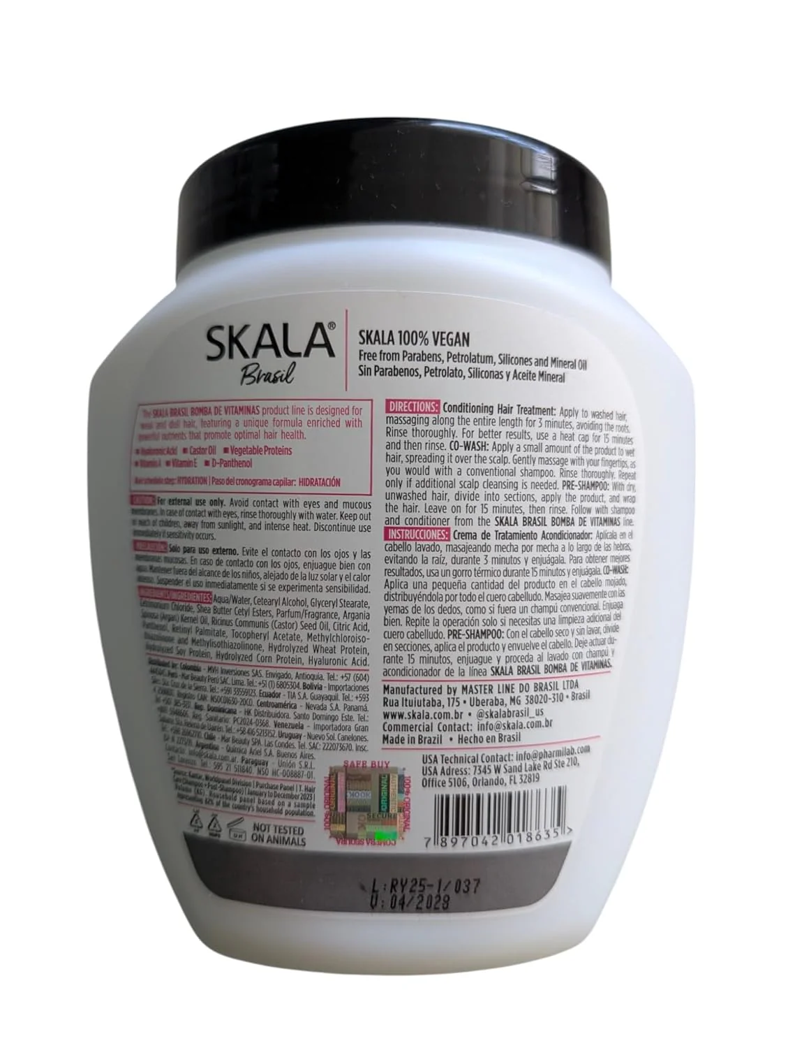 SKALA BRASIL BOMBA DE VITAMINAS 2IN1 35.2OZ - Image 2