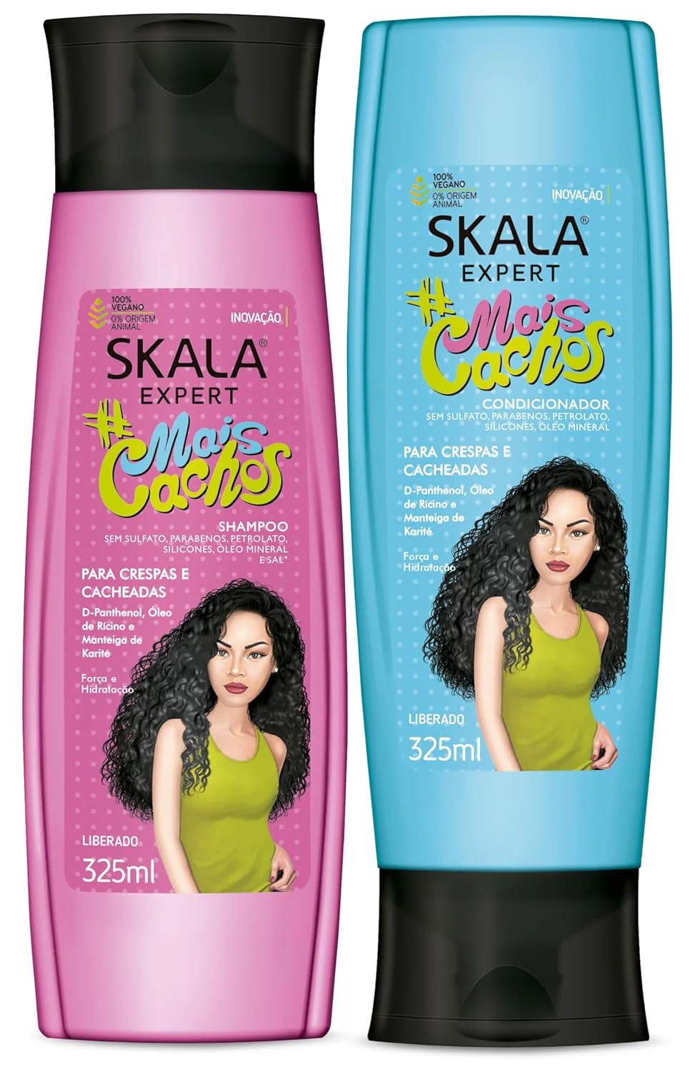 Skala Brasil Mais Cachos Shampoo & Conditioner 10.99oz