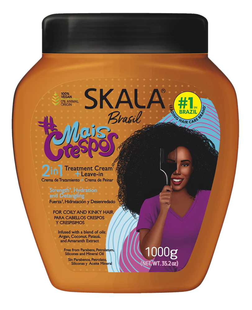 Skala Brasil Mais Crespos 2in1 Nourishing, Hydrating Hair 35.2oz - Image 2