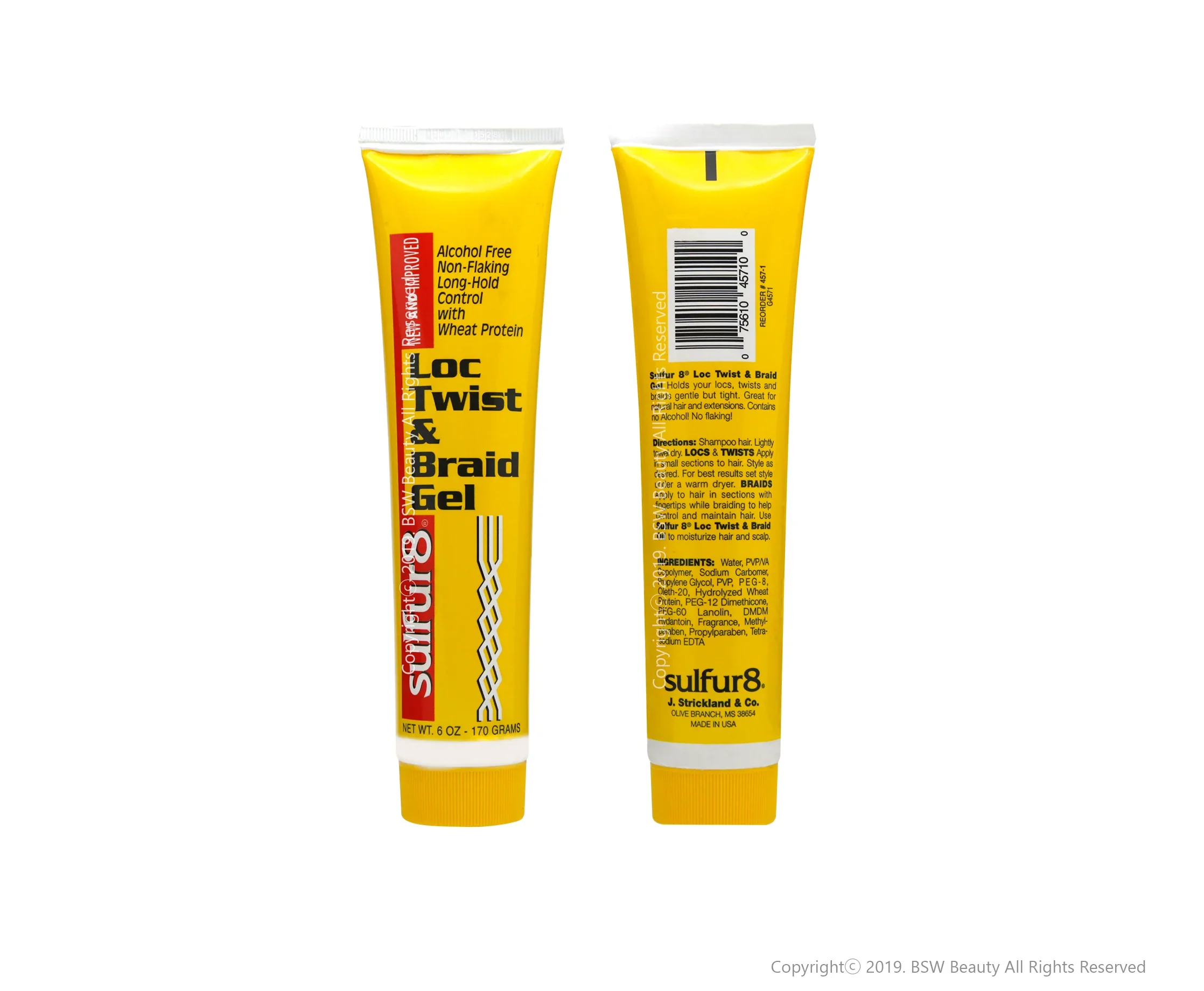 SULFUR8 LOC TWIST & BRAID GEL - 6OZ - Image 3