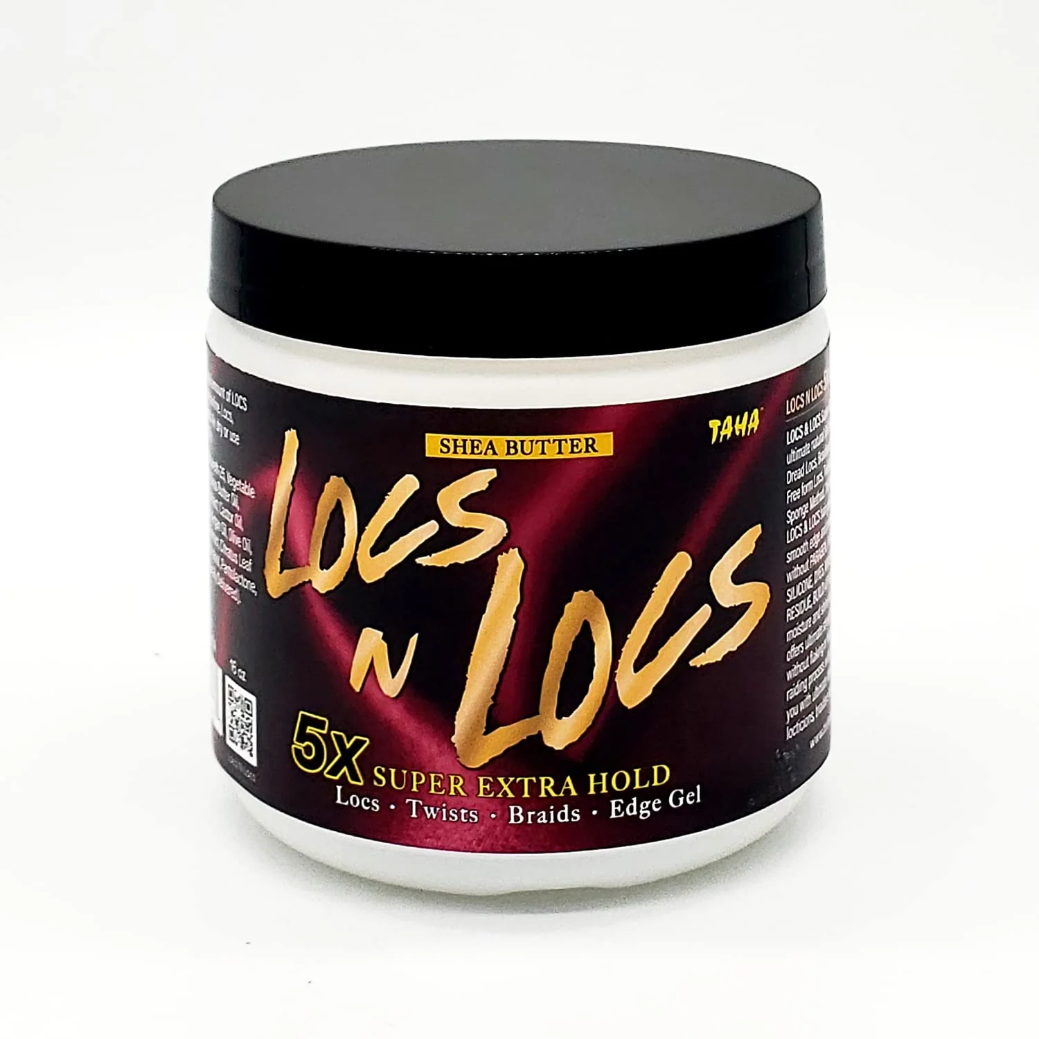 Taha & Locs 5X Super Extra Hold Gel for Locs, Braids & Twists 16 oz - Image 5