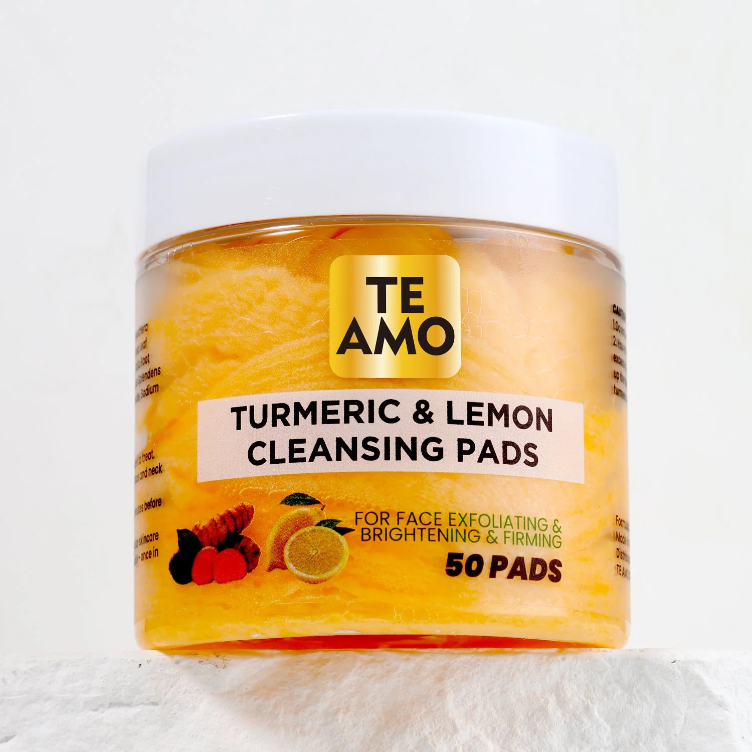 TE AMO TURMERIC CLEANSING PADS 50 Pads - 3 VARIETIES