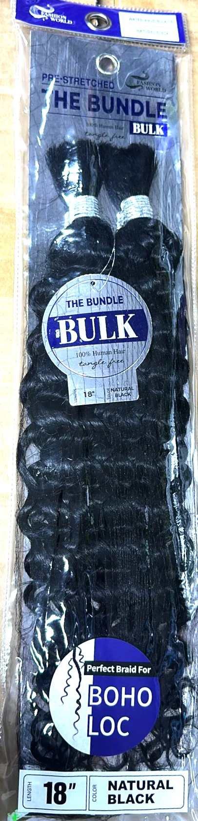 The Bundle Bulk Water Wave Hair – Natural Black - Image 3