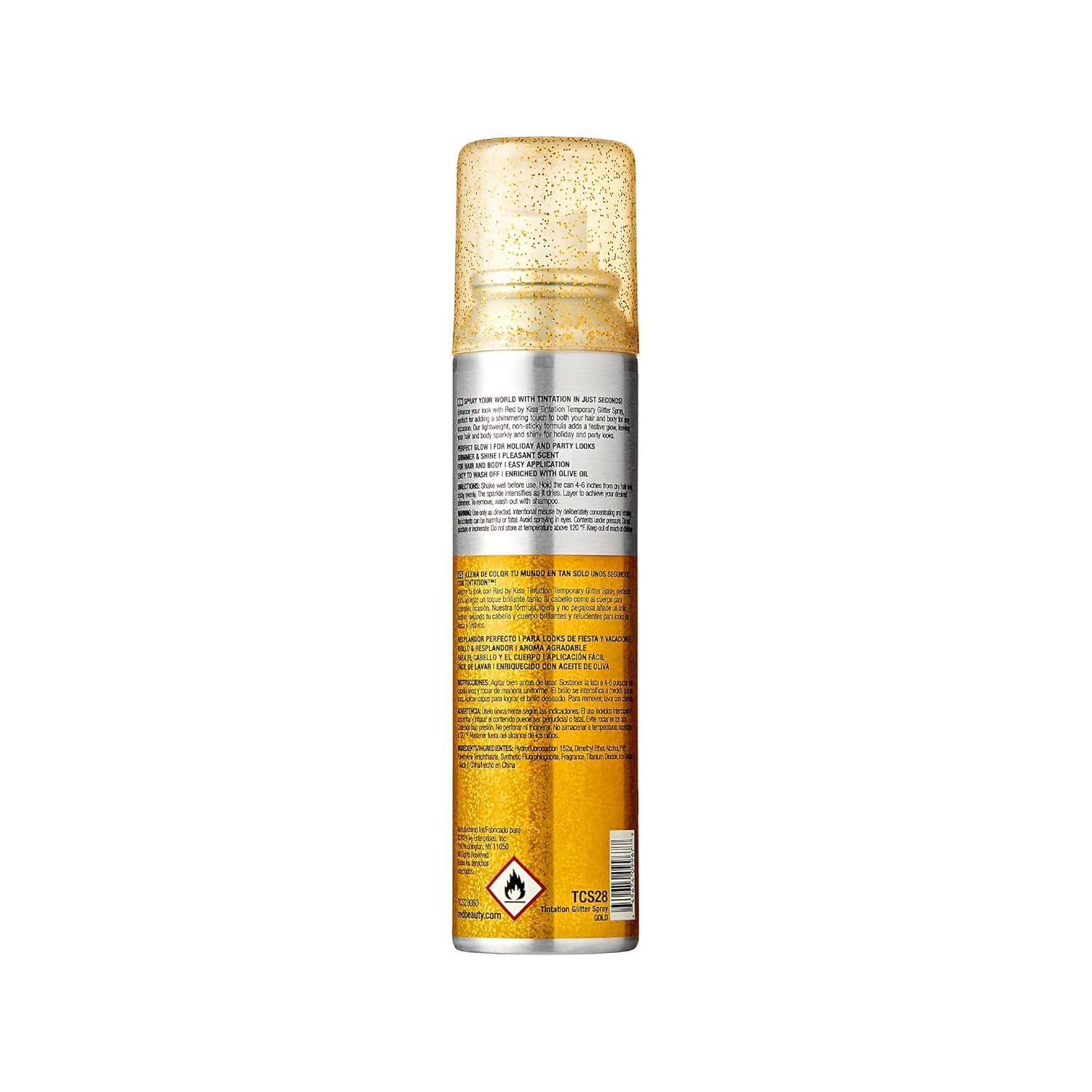 Red By Kiss Tintation Glitter Spray Body & Hair Sparkle - Image 6