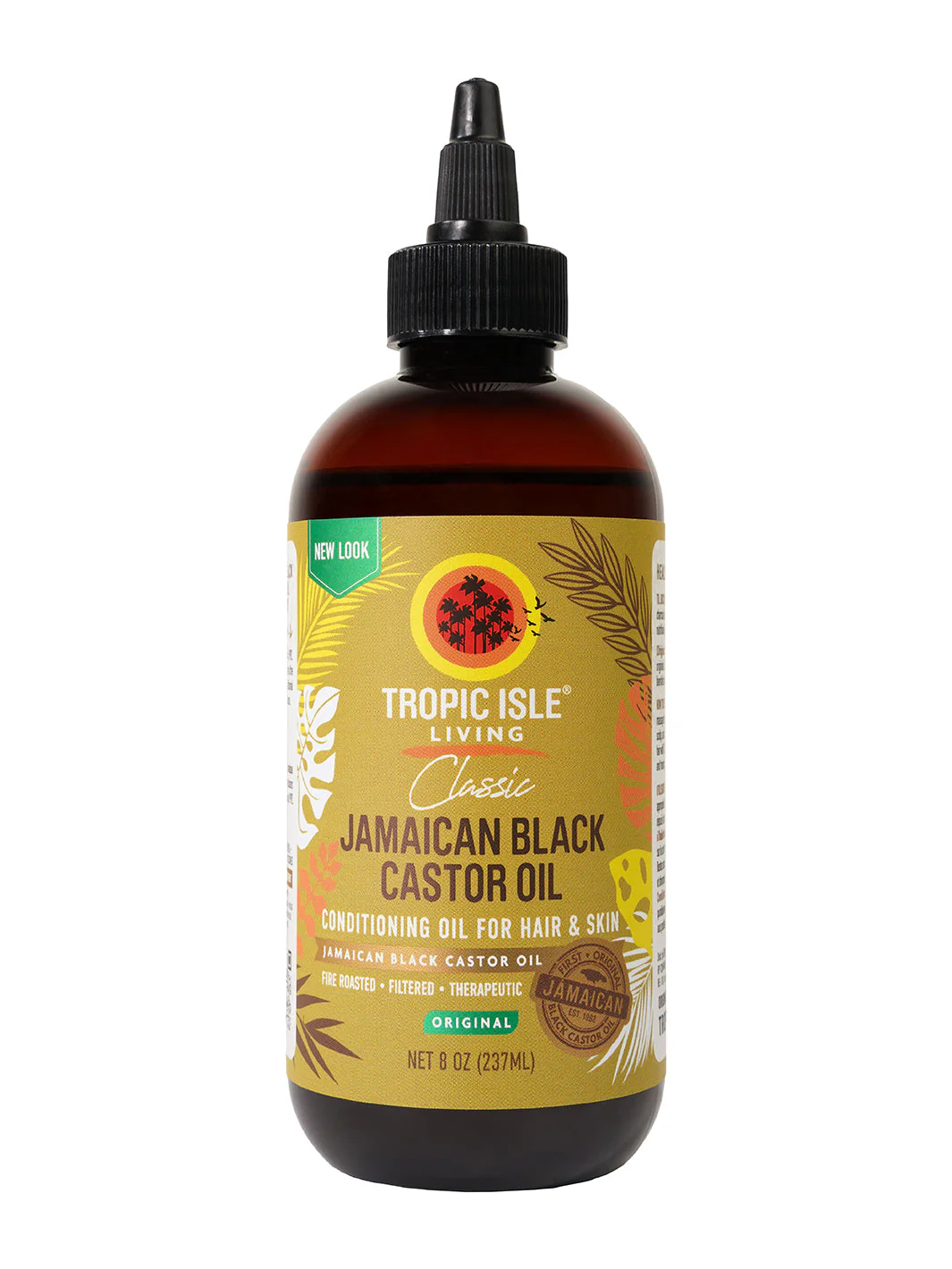 Tropic Isle Living Classic Jamaican Black Castor Oil for Hair & Skin