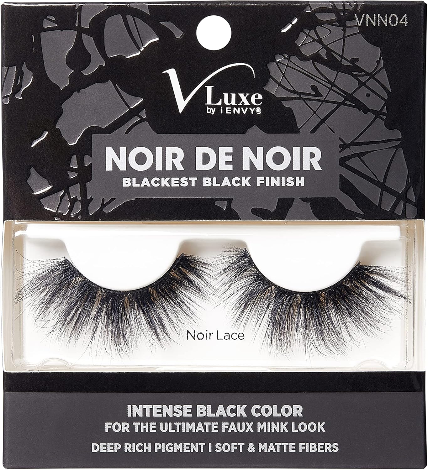 V LUXE BLACKEST BLACK FINISH EYELASHES - Image 5
