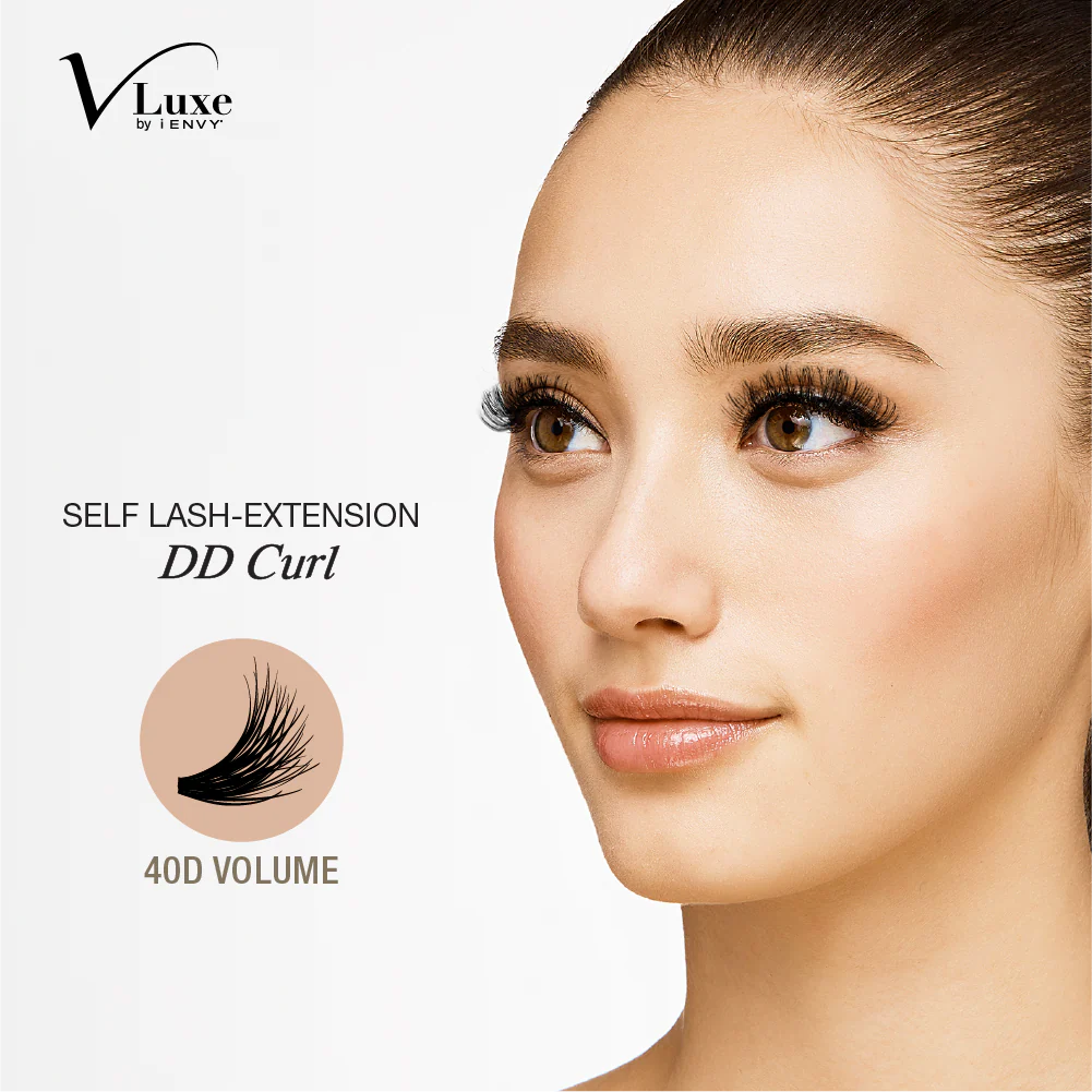 VLuxe By IEnvy Faux Mink Lash Clusters CC & DD Curl, DIY Lash Extensions for Natural Wispy Volume - Image 2