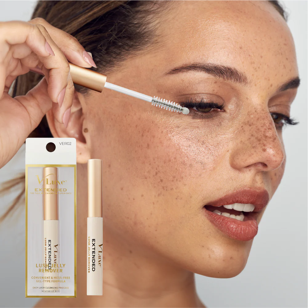 VLuxe By IEnvy Lush Jelly Lash Remover No-Drip Gel with Built-In Brush Applicator - Image 2