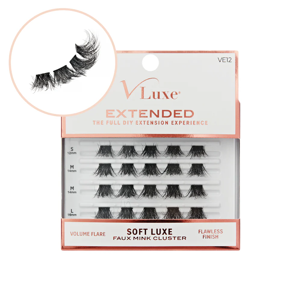 VLuxe By IEnvy Soft Luxe Faux Mink Lash Clusters Seamless DIY Extensions - Image 5