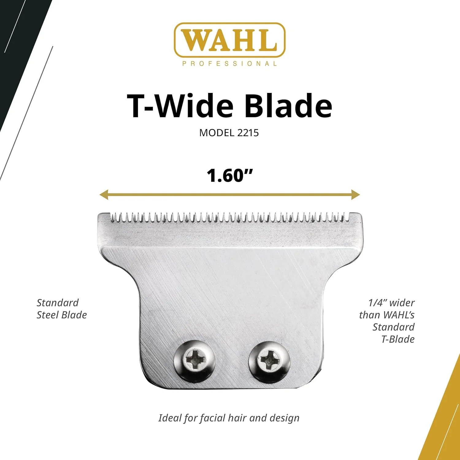 WAHL Professional Extra Wide T-Blade Zero-Overlap Capabilities, High Precision (2215) - Image 4