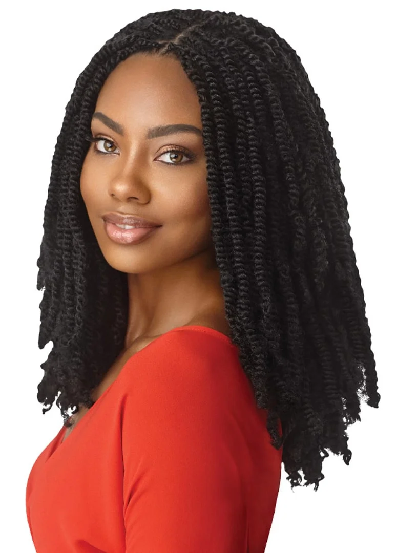 Outre X-Pression 3X Twisted Up Springy Afro Twist - Kanekalon Fiber Crochet Hair - Image 3